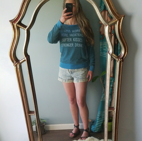 Wildfox Sweaters - DONATED - EUC Less Work More Vacation Wildfox BBJ